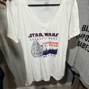 NWT Star Wars Galaxy’s Edge Opening Weekend Womens Tee.